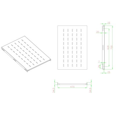 полка для шкафа 5bites CS226-1000B