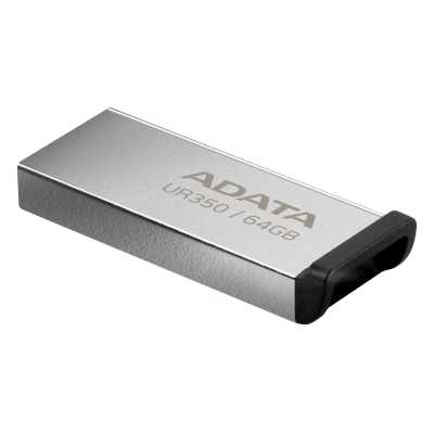флешка A-Data 64GB UR350 Silver-Black Черный, серебристый