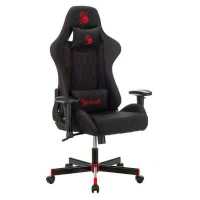 игровое кресло A4Tech Bloody GC-850 черный-красный