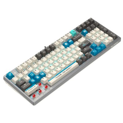клавиатура A4Tech Bloody S98 Pixels Blue Серый-белый