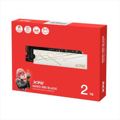 SSD диск ADATA XPG Mars 980 Blade 2Tb SMAR-980B-2TCS Белый