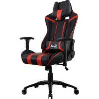 игровое кресло AeroCool AC120 AIR-BR черно-красный