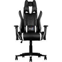 игровое кресло AeroCool AC220-BW черно-белый