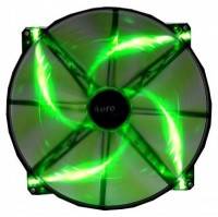 кулер AeroCool Silent Master Green LED 20см