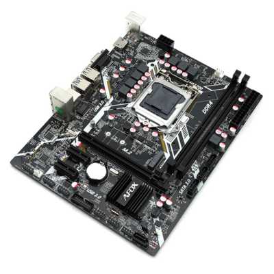 материнская плата Afox IH410D4-MA5-V4 Черный