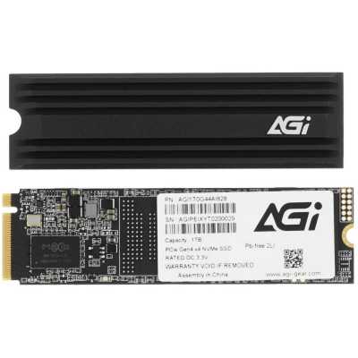 SSD диск AGI AI828 1Tb AGI1T0G44AI828-CB Черный