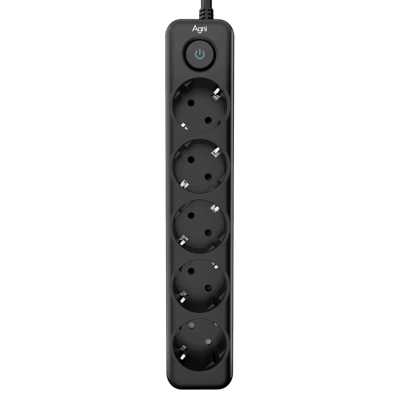 сетевой фильтр AGNI TP-FD5E-5m-black черный