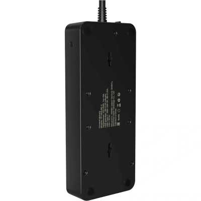 сетевой фильтр AGNI TP-FS4U6E-C-3m-black черный