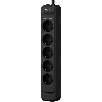 сетевой фильтр AGNI TP-FS5E-5m-black черный