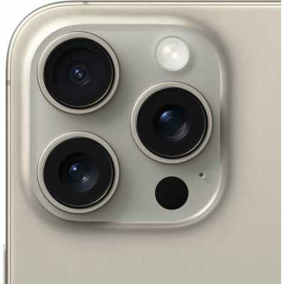 смартфон Apple iPhone 15 Pro Max 256GB Natural Titanium MU6R3AH/A бежевый титан