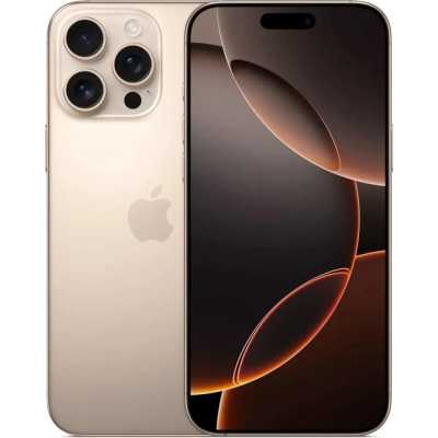 смартфон Apple iPhone 16 Pro Max 1TB Desert Titanium MYWT3J/A пустынный титан