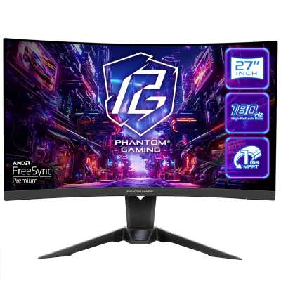 монитор ASRock Phantom Gaming PG27QRT2A Черный
