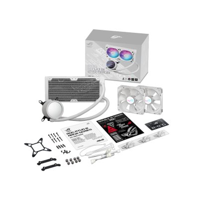 система водяного охлаждения ASUS ROG Ryuo III 240 ARGB White Edition