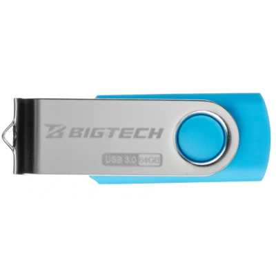 флешка BigTech 64GB UFD026 Серебристый, синий