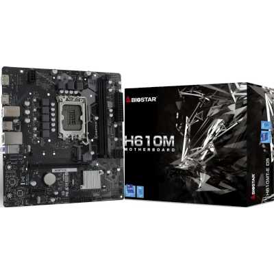 материнская плата Biostar H610MT-E D5 Черный