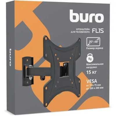 кронштейн Buro FL1S Black черный