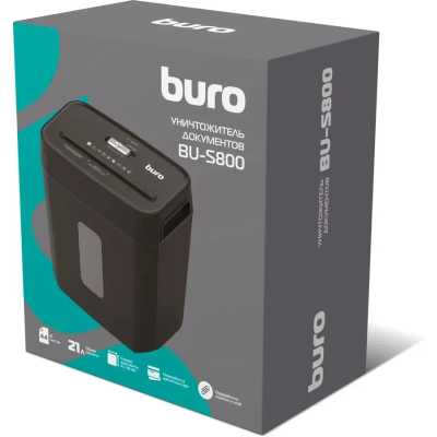 шредер Buro Office BU-S800 Черный