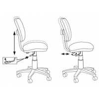 стул Бюрократ CH-W204NX/VELV72 оранжевый