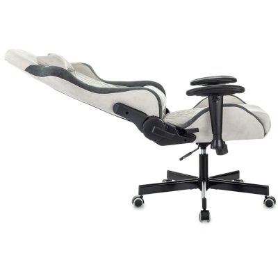 игровое кресло Бюрократ KNIGHT REGAL FABR-LG светло-серый