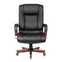 офисное кресло Бюрократ T-9925WALNUT/BLACK черный
