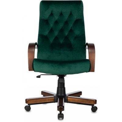 офисное кресло Бюрократ T-9928WALNUT/FABR/GN зелёный