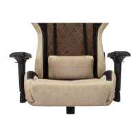 игровое кресло Бюрократ VIKING 7 KNIGHT BR FABRIC коричневый-бежевый