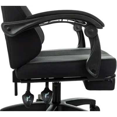 игровое кресло Бюрократ ZOMBIE Weaver Black/Grey черный-серый