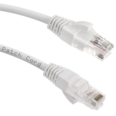 патч-корд Cabeus PC-UTP-RJ45-CAT.5E-0.3M-WH Белый