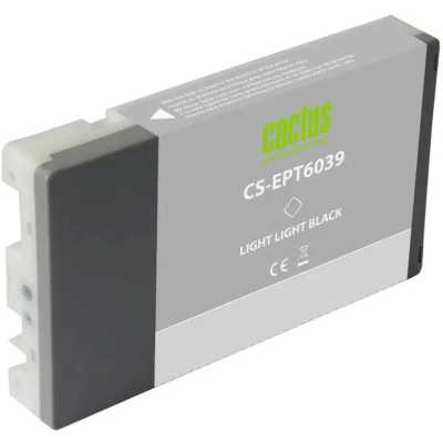 картридж Cactus CS-EPT6039 светло-серый пигментный