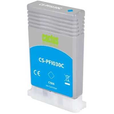 картридж Cactus CS-PFI030C голубой