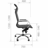 офисное кресло Chairman 710 Black черный