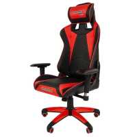 игровое кресло Chairman Game 44 Black-Red черно-красный