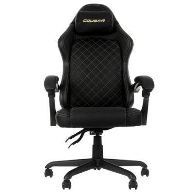 игровое кресло Cougar Fusion EX Black-Gold черный