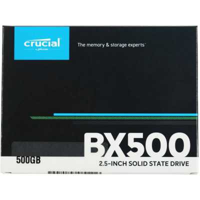 SSD диск Crucial BX500 500Gb CT500BX500SSD1 Черный
