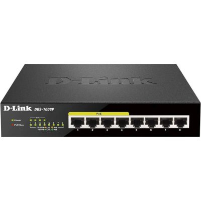 коммутатор D-Link DGS-1008P/F1A