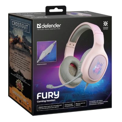 гарнитура Defender Fury Pink