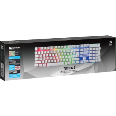 клавиатура Defender Neros GK-147 Белый