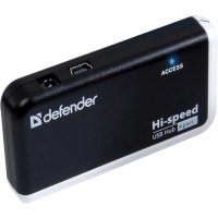 разветвитель USB Defender Quadro Infix черный