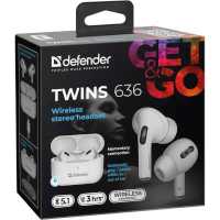 гарнитура Defender Twins 636 White