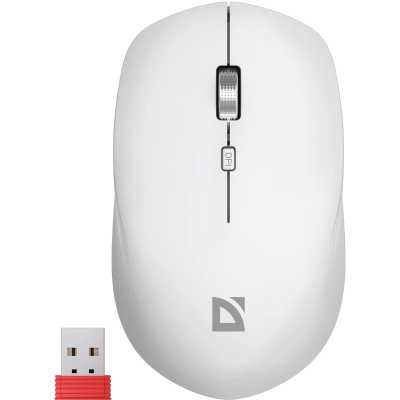 мышь Defender Velvet MB-406 White Белый