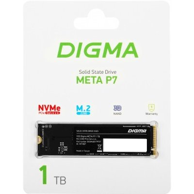 SSD диск Digma Meta P7 1Tb DGSM4001TP73T Черный