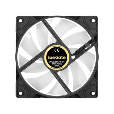 кулер ExeGate 12В DC EX12025H3P4PMY-PWM.ARGB EX295967RUS