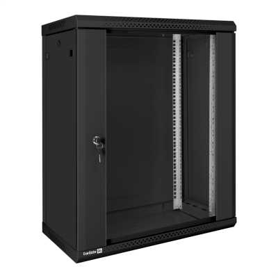 телекоммуникационный шкаф ExeGate EC-WM-15U.450.G.BLACK EX300254RUS Черный