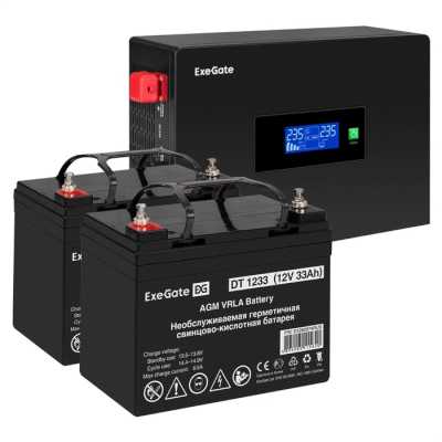 ИБП ExeGate IdealSine SR-1500.LCD.2SH EX297428RUS