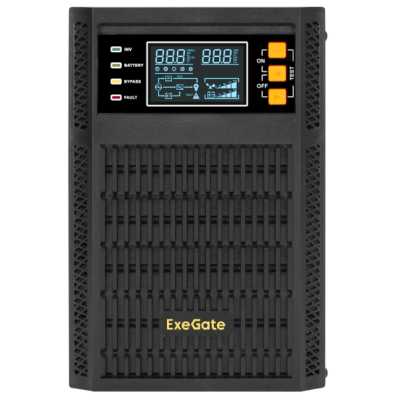 ИБП ExeGate PowerExpert TL-2000.LCD.AVR.3SH.USB.RS232.SNMP EX296948RUS Черный