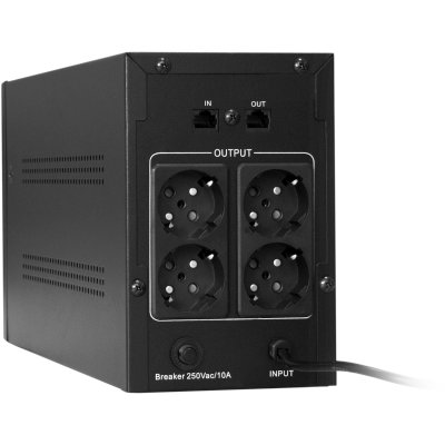 ИБП ExeGate SpecialPro UNB-1000.LED.AVR.EURO.RJ Черный