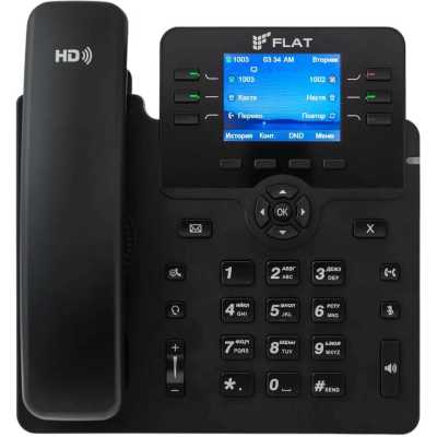 IP телефон Flat Phone B6 RU Черный