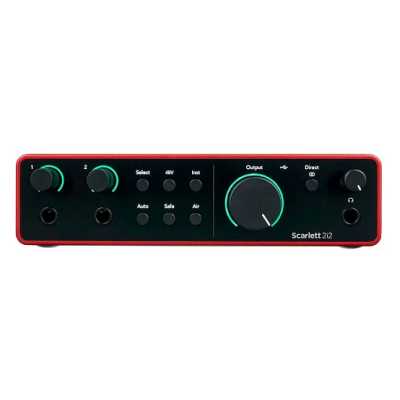 звуковая карта Focusrite Scarlett 2i2 4th Gen