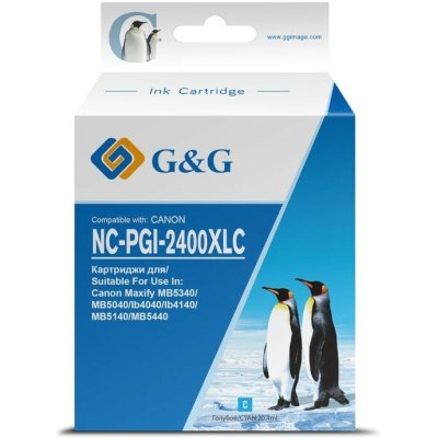 картридж G&G NC-PGI-2400XLC голубой