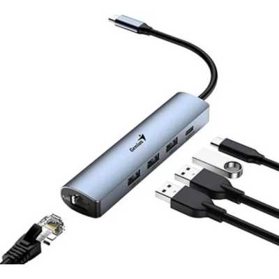 разветвитель USB Genius UH-545 Iron Grey